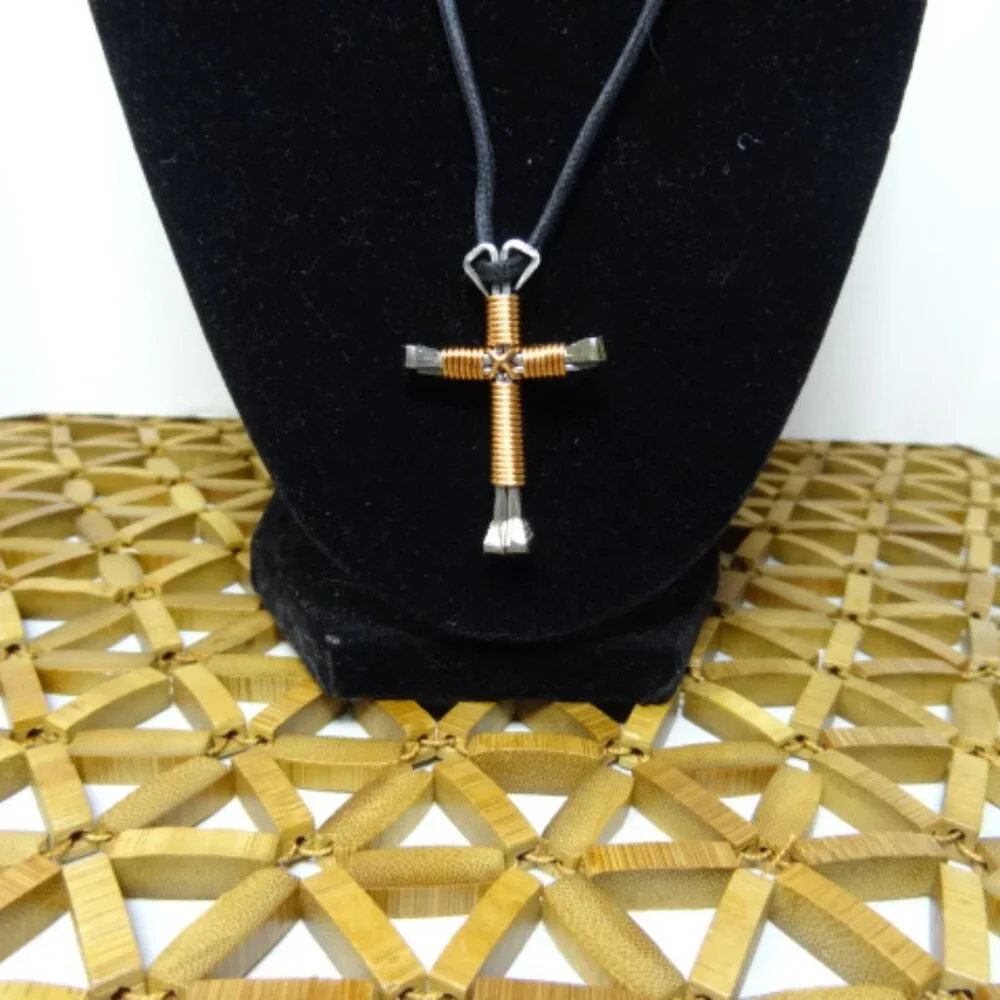 Handmade The Disciples Cross Necklace, NWT - Picture 3 of 5